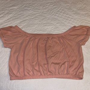 Cute Pink off Shoulder Crop top💕💕